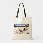 Persiga sledding, Mont Ste Marie, Quebec Bolsas Lienzo
