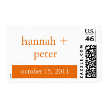 Persimmon Banner :: Save the Date Stamp