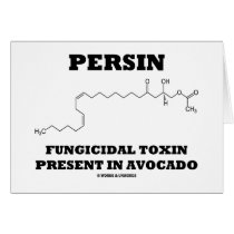 Persin Fungicidal Toxin Present In Avocado Greeting Cards