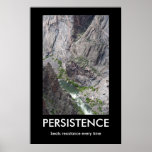 Persistence Demotivational Poster posters