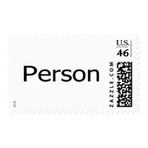 Person postage by TeeZazzle Person postage
