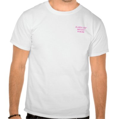 Personal 21st birthday tshirt by alilprncss01
