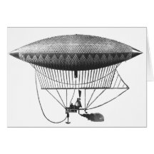 Personal Airship Greeting Card