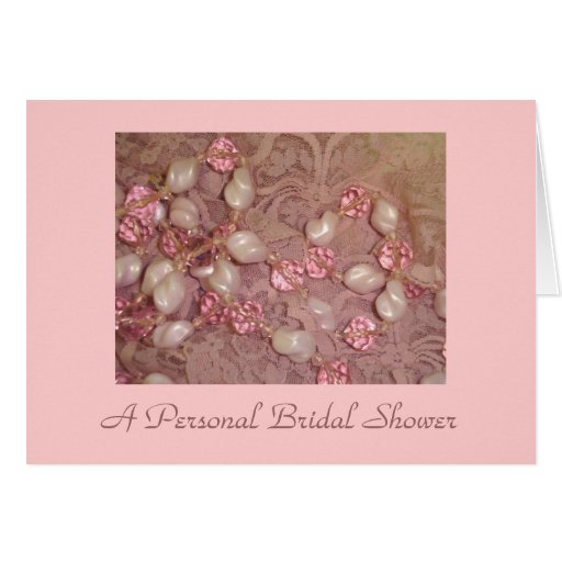 Personal Bridal Shower Card