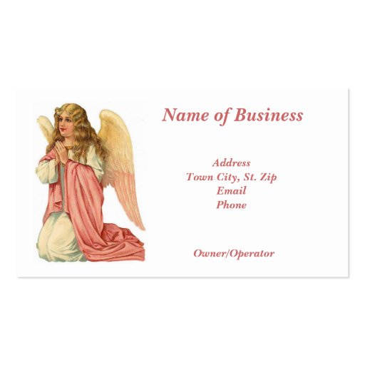 Personal-Business Card-Beautiful Angel (front side)