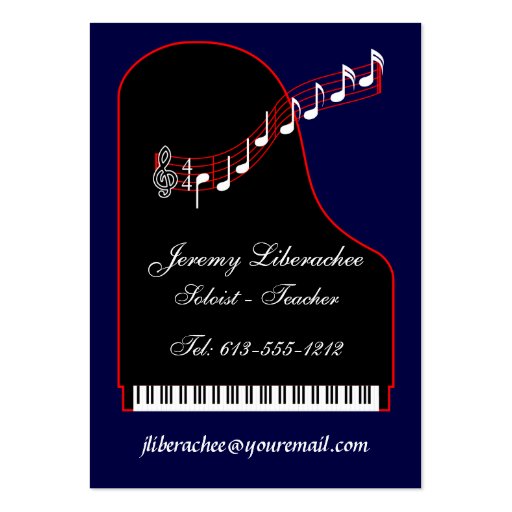 Personal - Business Card Piano II (front side)