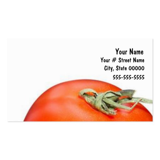 PERSONAL CHEF BUSINESS CARD (front side)