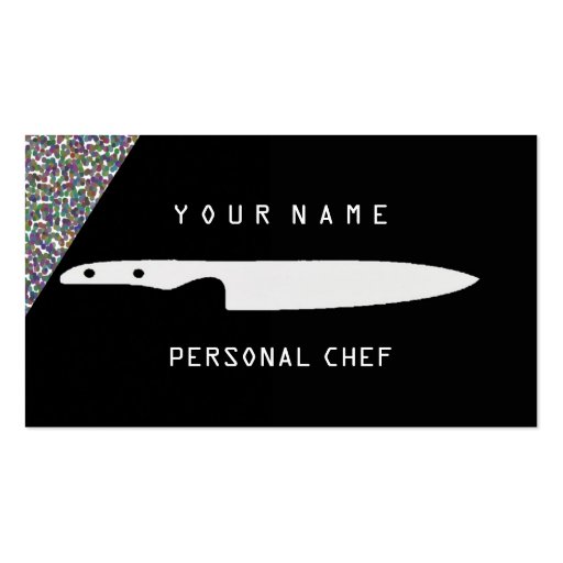 PERSONAL CHEF BUSINESS CARD TEMPLATE Zazzle