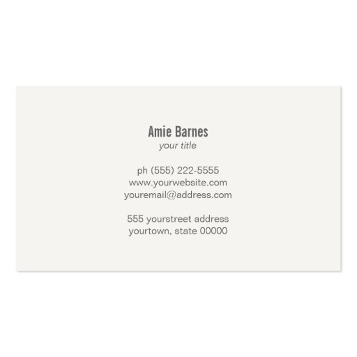 Personal Chef Catering Whisk Simple and Modern Business Card Templates (back side)