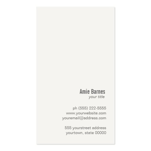 Personal Chef Modern Catering Whisk Elegant Business Card Templates (back side)