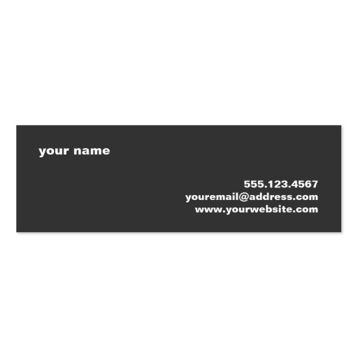 Personal Chef Whisk Business Card (back side)