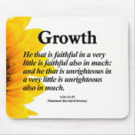 Personal Growth Luke 16:10 Mousepad