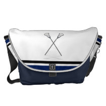 Personal Lacrosse Messenger Bag Large at Zazzle
