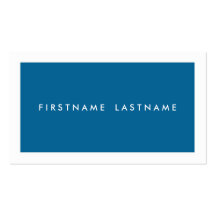 Personal Networking Business Cards in Blue