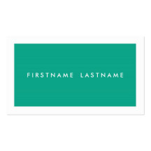 Personal Networking Business Cards in Emerald
