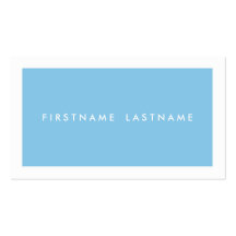 Personal Networking Business Cards in Light Blue