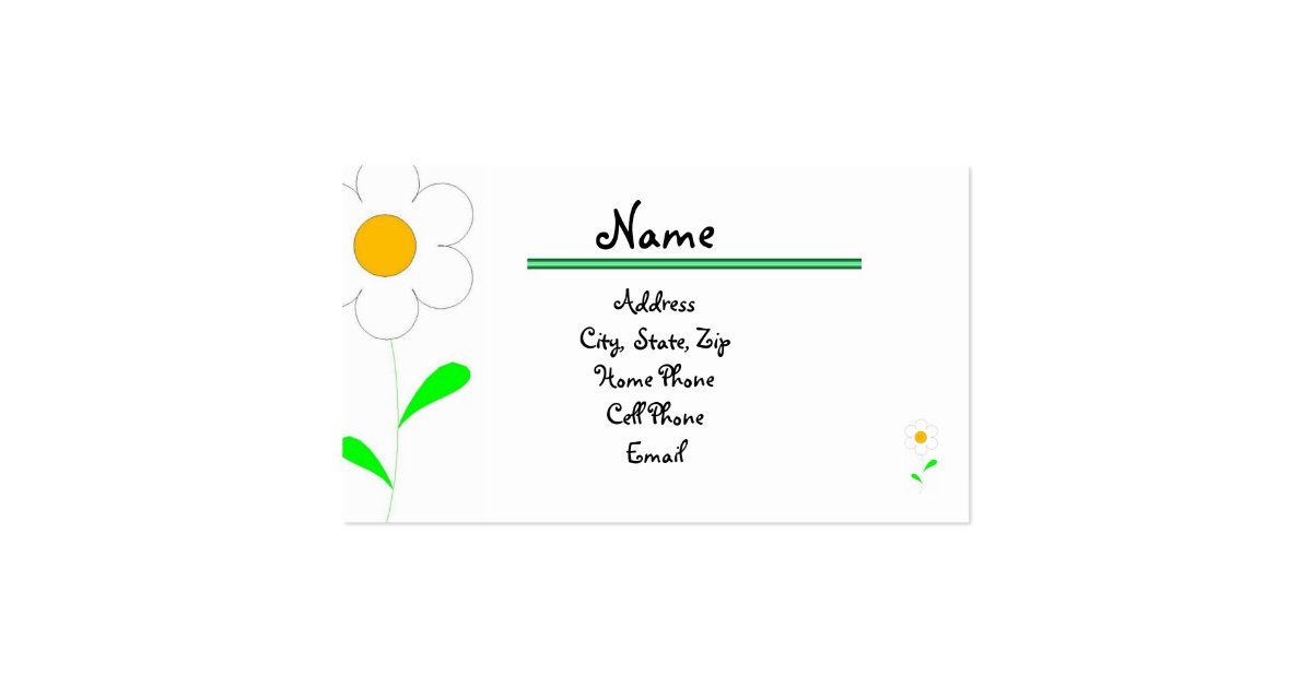 Personal Networking Card Zazzle