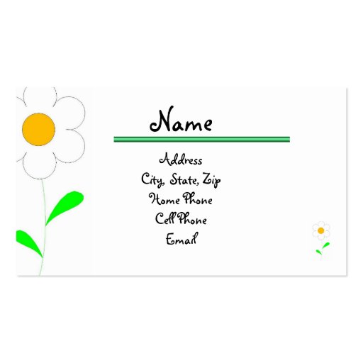 Personal Networking Card Business Card