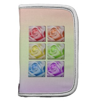 Personal Organizer Macro Rainbow Roses