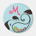 Personal Paisley Refrigerator Magnet