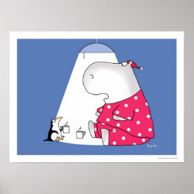PERSONAL PENGUIN Hot Chocolate poster by Boynton