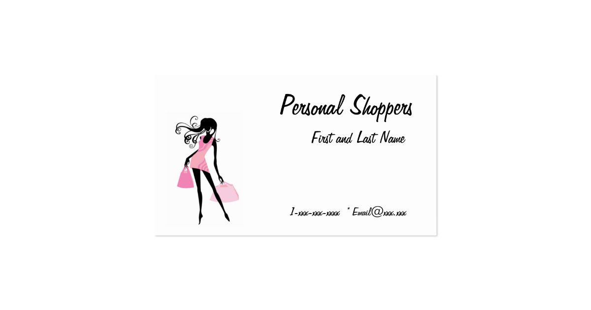 Personal Shopper Business Card Zazzle