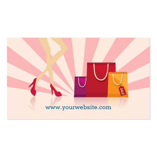 Personal Shopper Business Cards (back side)
