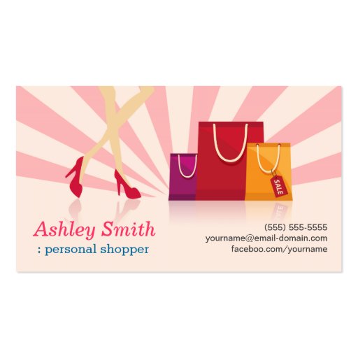 Personal Shopper Business Cards