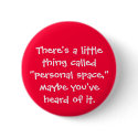 Personal Space buttons