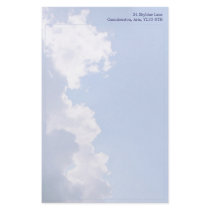 Personal Stationery: Clouds