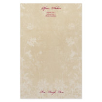 Personal Stationery Letterhead, Classy Cream
