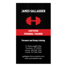 Personal Trainer Business Card