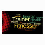Personal Trainer Business Card business cards
