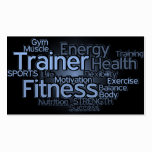 Personal Trainer Business Card business cards