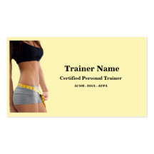 Personal Trainer Business Card