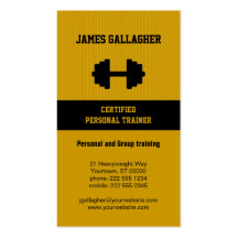 Personal Trainer Business Card