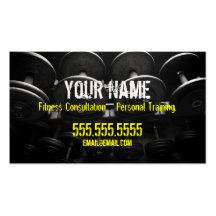 Personal Trainer Business Card