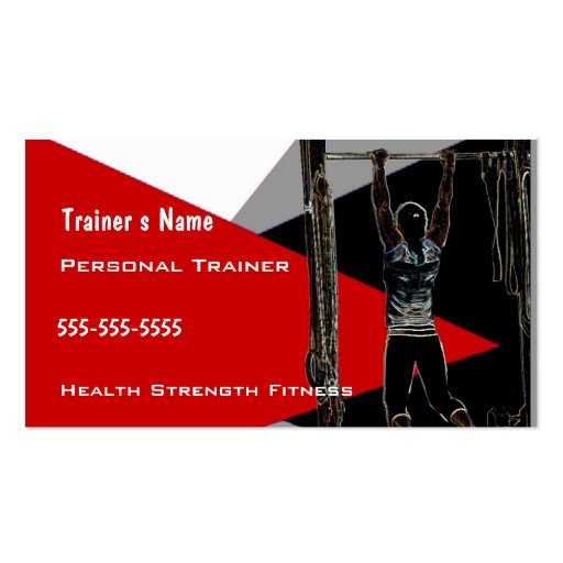 Personal Trainer Business Card