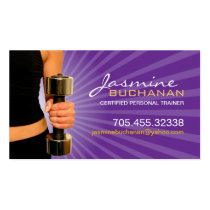 Personal Trainer Business Card Template