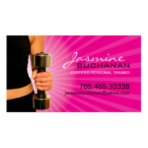Personal Trainer Business Card Template