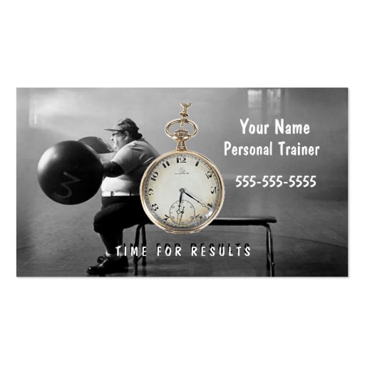 Personal Trainer Business Card Templates
