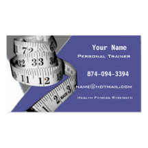Personal Trainer Business Card Templates