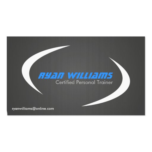 Personal Trainer - Business Cards (front side)