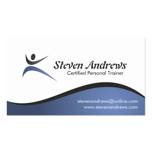 Personal Trainer - Business Cards (front side)