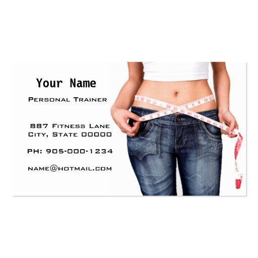 Personal Trainer Business Cards