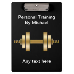 Personal Trainer Clipboard