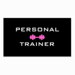 Personal Trainer Dumbell Business Card business cards