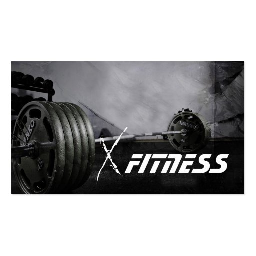 Personal Trainer, Fitness Business Card