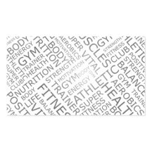 Personal Trainer or Fitness Center Business Card