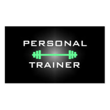 Personal Trainer or Fitness Center Business Card